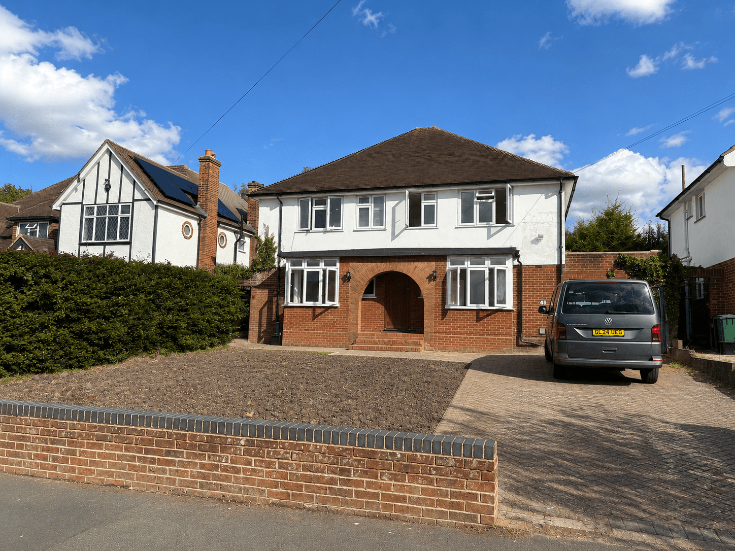 Front view in 5 bedroom house in Epsom 5 bedroom detached family home